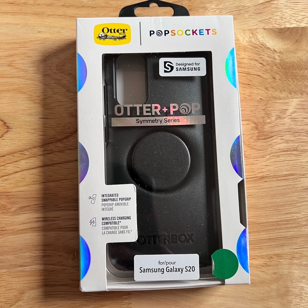 OtterBox Symmetry Series Black Case for Samsung Galaxy S20